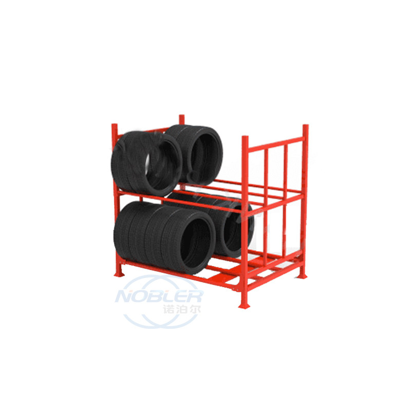 Warehouse Tyre Racking Tire Rack For Storage Collapsible