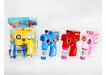 Police Car Shape LED Bubble Gun Shooter Children's Play Toys Blue Color Age 3