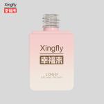 Gel Polish Square Bottle 13ml UV Gel Empty Square Nail Polish Bottle With Brush