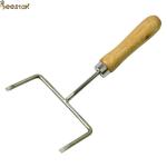 Beekeeping Equipment Stainless Steel Foundation Sheet Fork With Wooden Handle