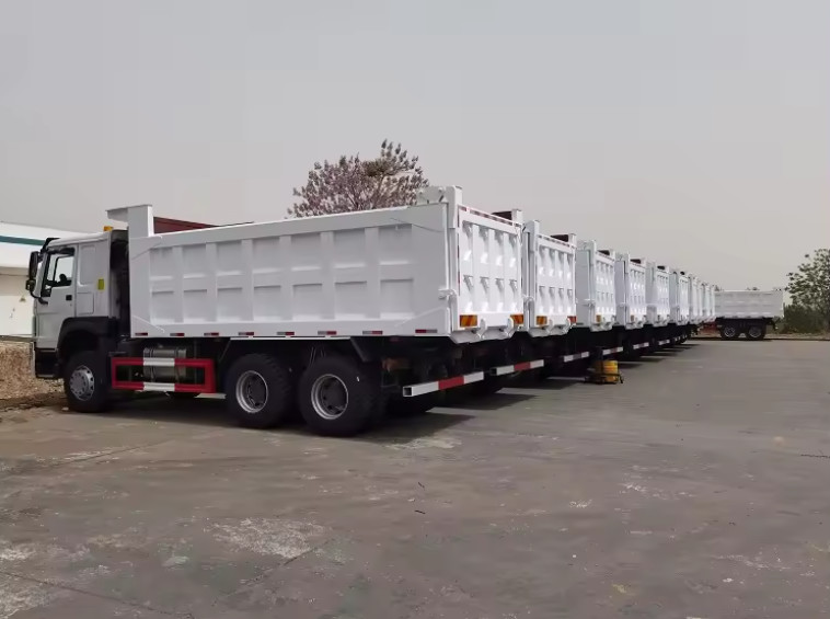 31-40 Ton Heavy Duty Cheap Large Construction Transportation Equipment Vehicles Howo Tipper Dump 12.00R20-18PR