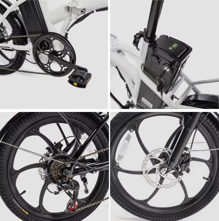36V Electric City Bike Electric Folding Bike 20 Inch 250W Ebike Electric City Bike For Adult Electric Bicycle