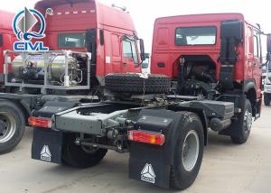 Quality Red EUROII 336hp 6x4 Prime Mover Truck With 1 Sleeper wholesale