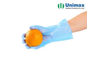 Quality Food Handling CPE Disposable Clear Plastic Gloves 0.045mm wholesale