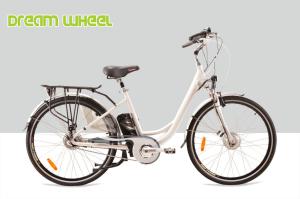 Quality 25km/H Electric City Bicycle 700C Front Wheel Gear Motor Roller Brake wholesale