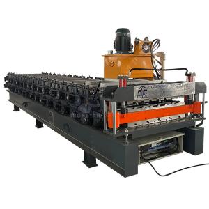 Quality 5 rib and 7 rib double deck 750 roof sheet roll forming machine for Malaysia wholesale