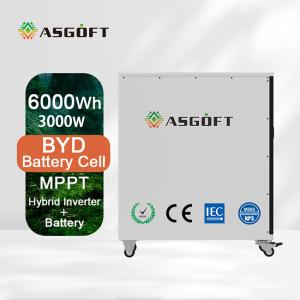 Quality 6KWH Lifepo4 off Grid Hybrid Inverter 3kw Solar Energy Storage System wholesale