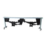 Black 8mm Independent Suspension Trailer Axles 70MM Hole Q235