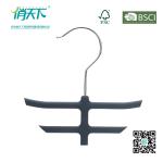 Betterall Fish Bone Tie Hanger Black Velvet Clothes Hangers Wholesale