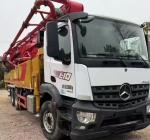 SANY 2020 52M Truck Mounted Concrete Pumps Dealers Red And Yellow Color