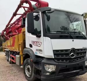 Quality SANY 2020 52M Truck Mounted Concrete Pumps Dealers Red And Yellow Color wholesale