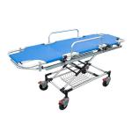 Blue Ambulance Stretcher Bed Aluminum Alloy Medical Stretcher Transport