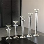 ZT-026 wedding accessories decoration set single crystal pillar candle holders