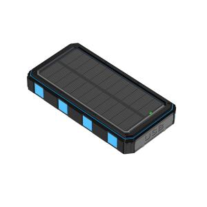 Quality Quick Charge Support Solar Power Bank 20000mAh for Cell Phones and Smartphones wholesale