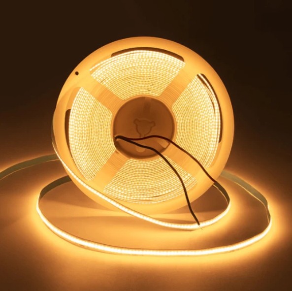 Dimmable IP20 Rated 320LEDS 90Ra COB LED Strip 10W/M For Indoor Lighting