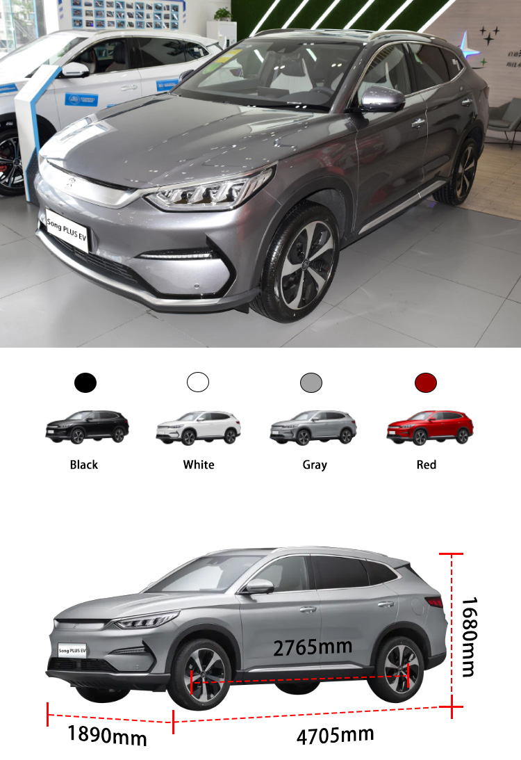 EV Plug In Hybrid Compact SUV 2021 Safety Electric BYD Song Plus