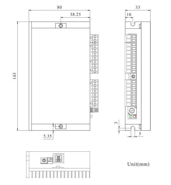 18-50V BLD-300B PWM Brushless DC Motor Driver With Open Loop