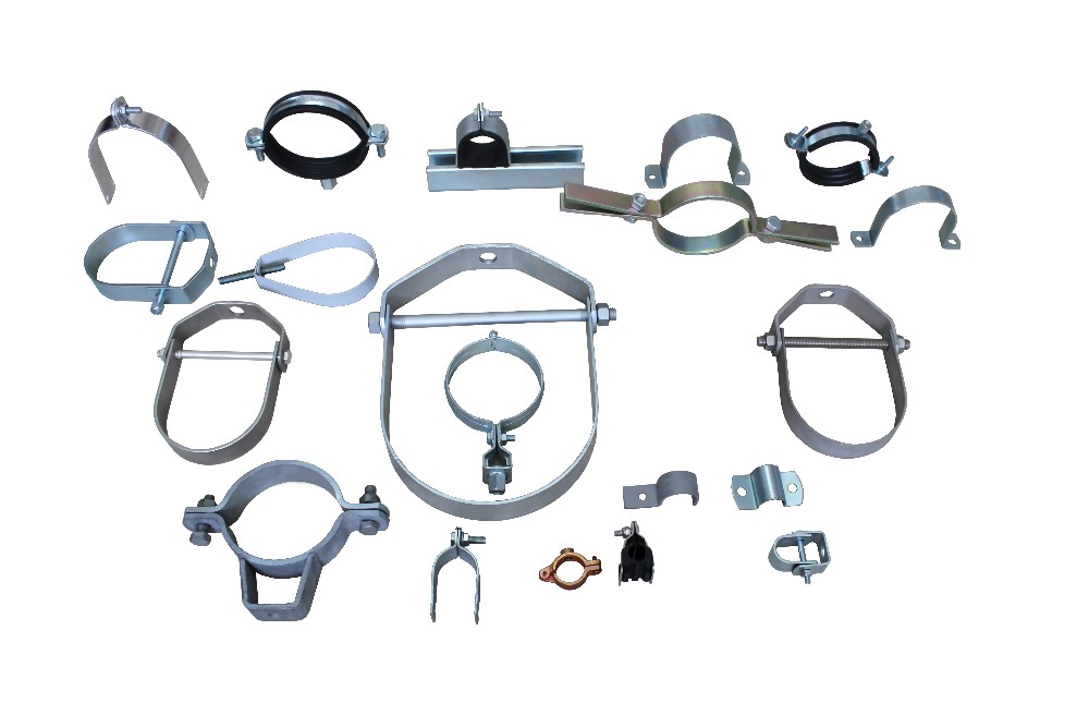 Rubber Sleeve Pipe Clamps Hangers Split 90 Degree