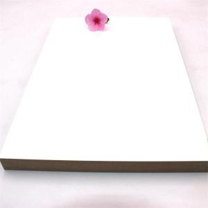 Quality Eco Friendly Matte White 0.35mm PET Laminated MDF Panels wholesale