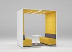 Large Sound Proof Office Meeting Booth With Door Closer For 4 - 6 Person
