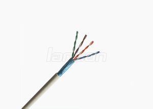 Quality Lansan LSZH Gigabit Cat5e FTP Cable , 24AWG 0.5mm Solid BC Ethernet Lan Cable wholesale