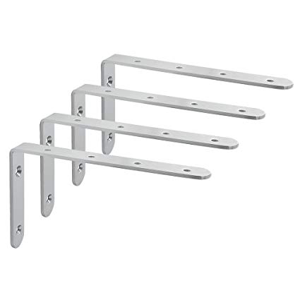 Powder Coated 90 Degree Angle Bracket Heavy Duty Stainless Steel Wall Mount L Bracket