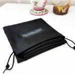 Hot Stamping Washable Satin Dust Cover Drawstring Bag