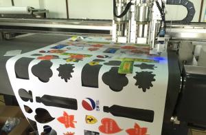 China Inkjet printing post production cutting machine automatic conveyor on sale