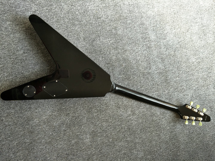 Flying-V 2018 electric guitar,left hand flying V guitar,ebony fingerboard high quality guitar