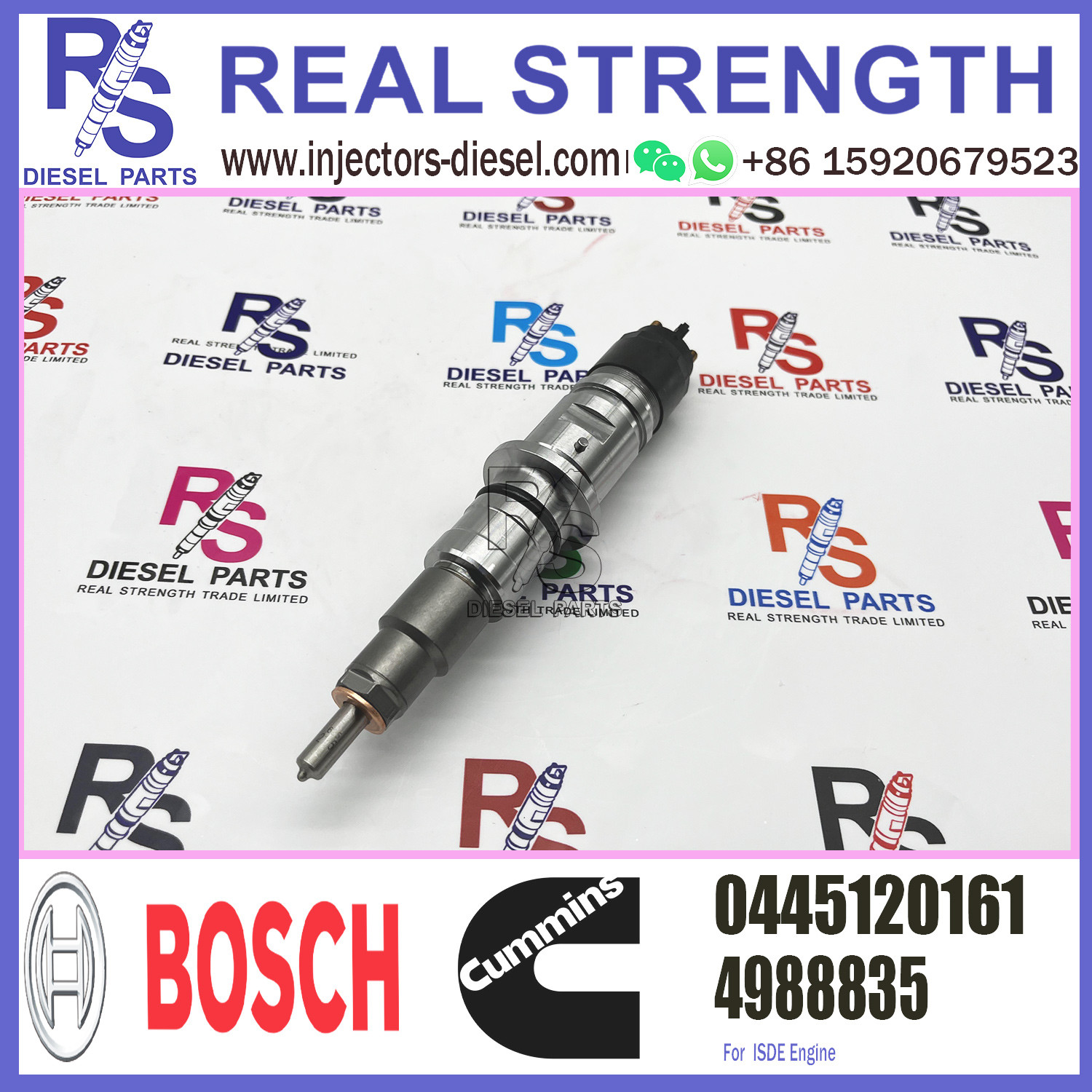 Qsb6.7 6.7L BOSCH Diesel Injector 0445120059 0445120231 0445120161