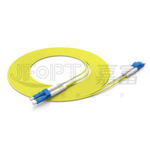 Quality Single Mode 9/125 2.0mm Fiber Optic Patch Cord LC/UPC-LC/UPC DX Fiber Connector 3M wholesale
