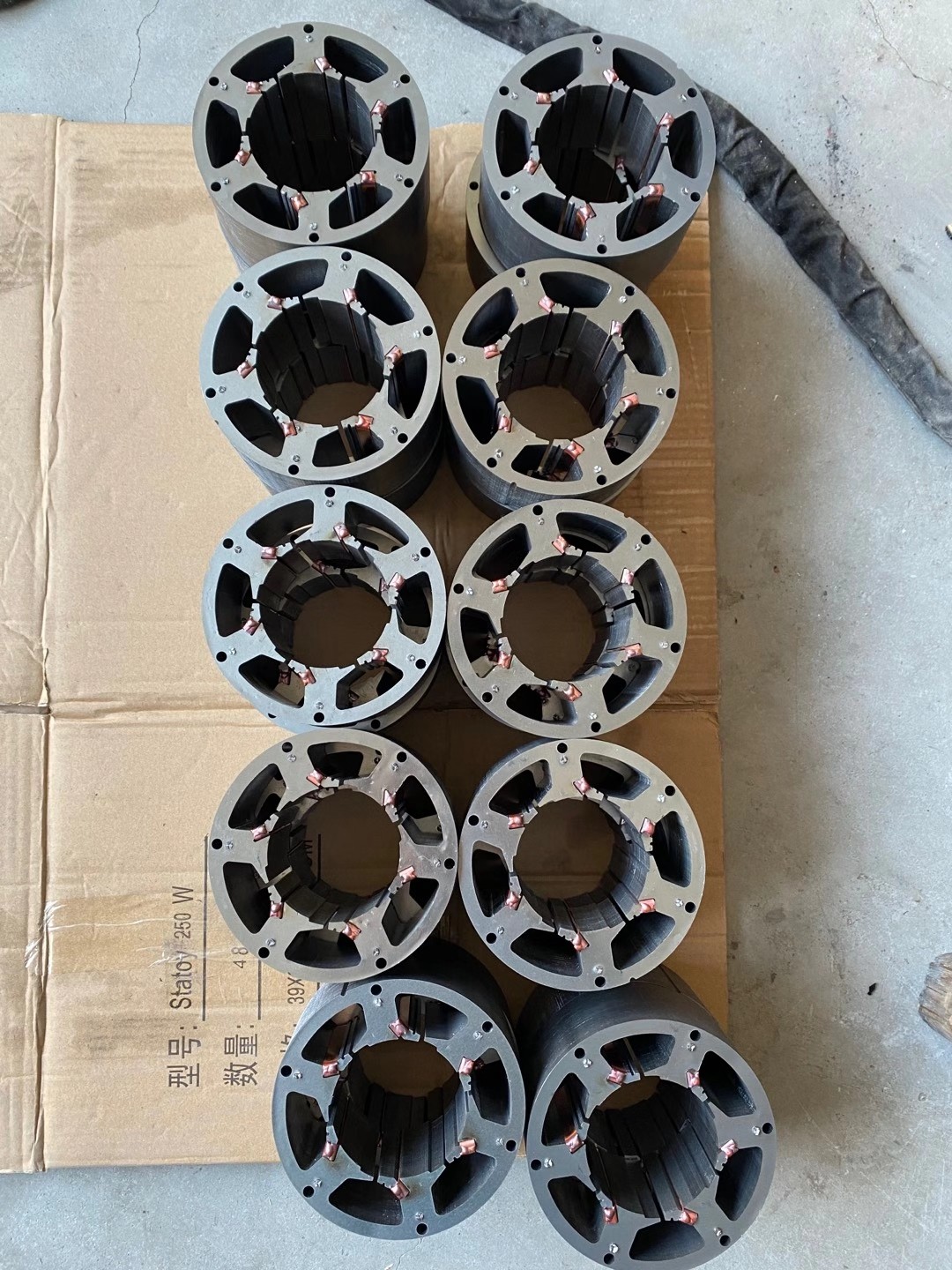 Custom Laminated Motor Stator Core Assembly | Precision Silicon Steel Stamping for Electric Motors | 250W–1000W Stator Stack Manufacturer