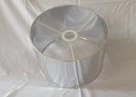 Drum Polypropylene Lampshade 200mm Shinny Sliver Polished