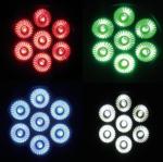 7PCS 18PCS RGBWY UV 6IN1 Outdoor Led Par Waterproof Light Public Led Par Light