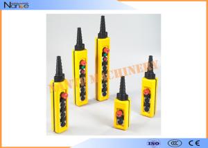 Quality IP65 Industrial Remote Pendant Control Stations Plastic For Crane wholesale