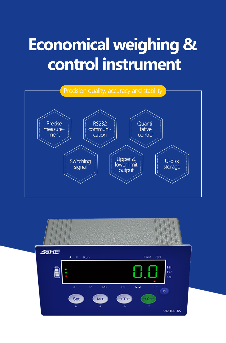 SOHE K5 Controlled Weighing and Data Transmission via 232/485 with Customized Support