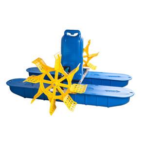 Quality 2hp Four Fish Farm Aerator Impeller 3 Float Fish Farm Air Diffuser Aquaculture wholesale