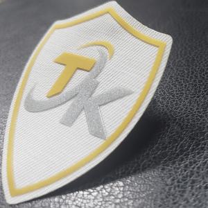 Quality Embossed Sticker 3D TPU Silicone Soft Heat Transfer Label Logo Iron On T Shirt wholesale