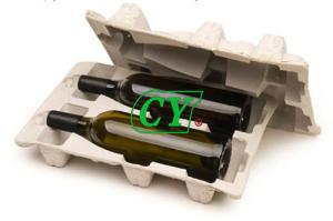 Quality Disposable Molded Pulp Trays Biodegradable Pulp Industrial Package wholesale
