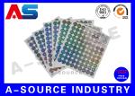 Tamper Evident 3D Custom Holographic Stickers for Peptide label box packaging