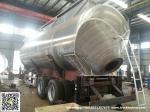Aluminum Alloy Wheat Flour Bulk Tanker with Tipping Hydraulic Cylinder (6000USG