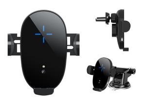 Quality Car Mount Auto Clamping 15W QI Wireless Car Charger wholesale