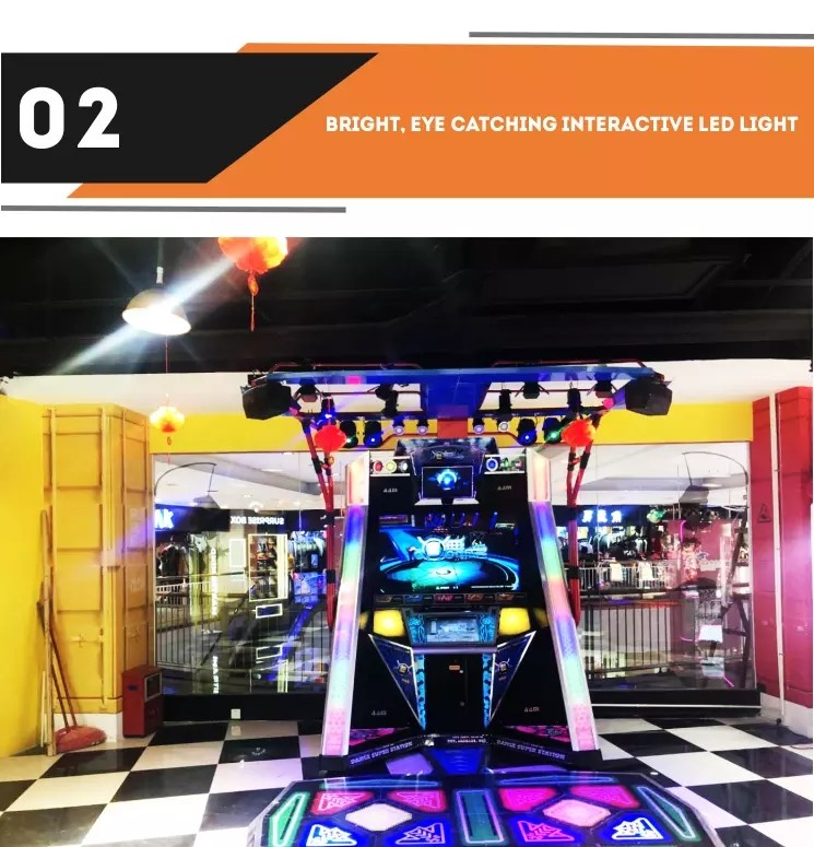Video Just Dance Arcade Game Machine Matel + Acrylic Material Durable