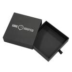 Custom Logo Gift Display Black Rigid Cardboard Watch Box Cases Paper Carton for