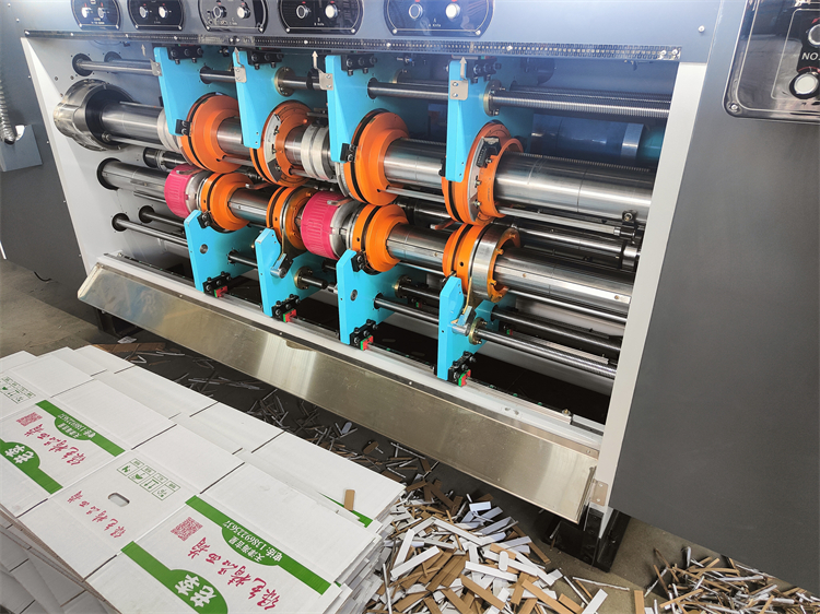 6 Color Corrugated Carton Box Flexo Printing Slotting Machine Excellent Performance