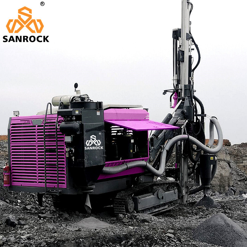 Integrated Blast Hole Drilling Machine Mining Hydraulic Diesel DTH Drilling Rig