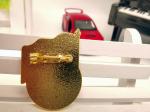 Decorations Zinc Alloy Metal Brooch Pin 5mm Thickness Colour filling