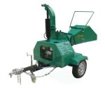 Self Feeding Trailer Mounted Chipper , Diesel Engine 8 Wood Chipper