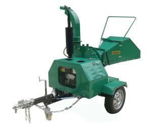 Quality Self Feeding Trailer Mounted Chipper , Diesel Engine 8 Wood Chipper wholesale