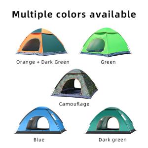 Quality 2 Person Dome Pop Up Camping Tent Blue Camping Tents 210D Oxford wholesale